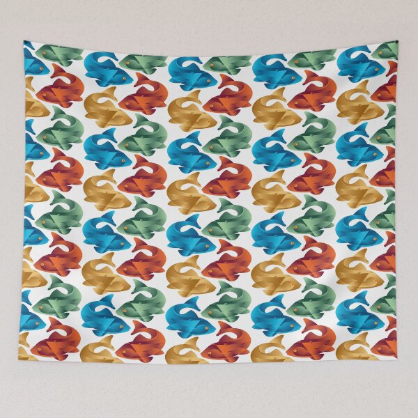 Item preview, Red Fish Blue Fish Green Fish Goldfish designed and sold by jeff-jones.