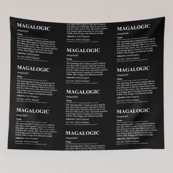 Item preview, MAGALogic definition in white designed and sold by Politics-Corner.