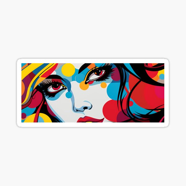 Item preview, Woman Contemporary Pop Art designed and sold by tropicaltee.