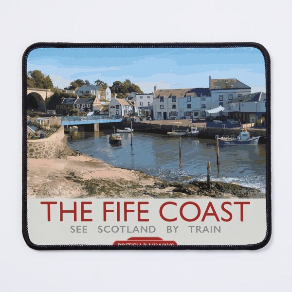 Item preview, The Fife Coast - Old Style Railway poster designed and sold by Xshooter.