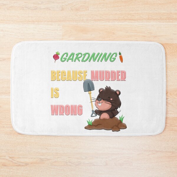 Item preview, Gardening Because Murder is Wrong designed and sold by Kacpi-Design.