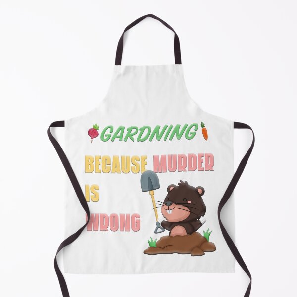 Item preview, Gardening Because Murder is Wrong designed and sold by Kacpi-Design.