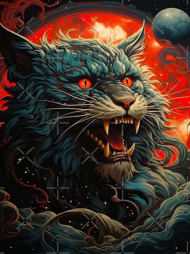 Thumbnail 5 of 5, Graphic T-Shirt, The Red Moon and the Tigress designed and sold by MoonDesinso.