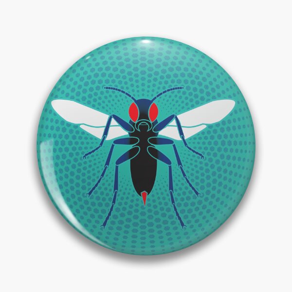 Item preview, Insect poised for attack, with red eye and stinger designed and sold by edgarbelsol.