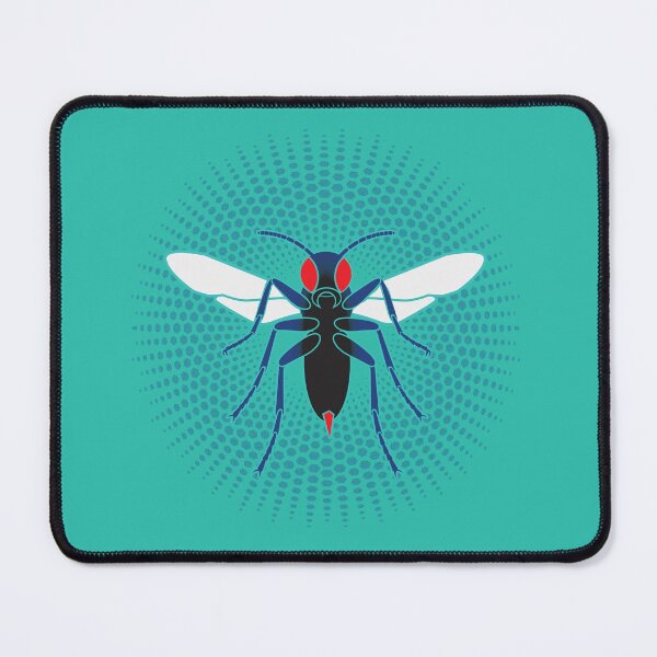 Item preview, Insect poised for attack, with red eye and stinger designed and sold by edgarbelsol.