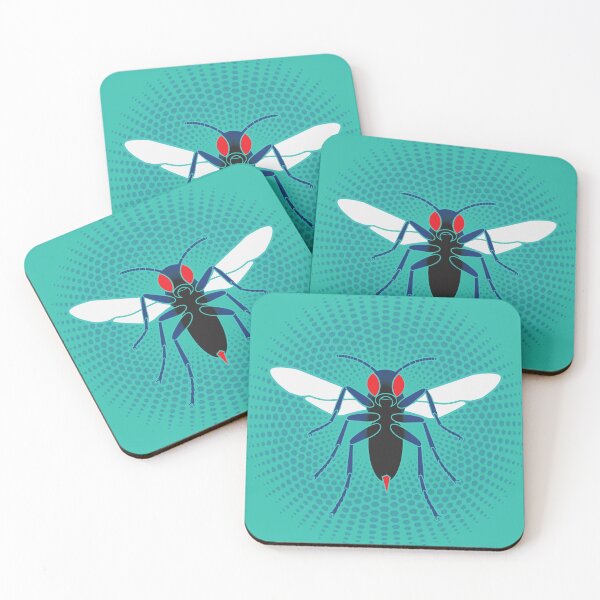 Item preview, Insect poised for attack, with red eye and stinger designed and sold by edgarbelsol.