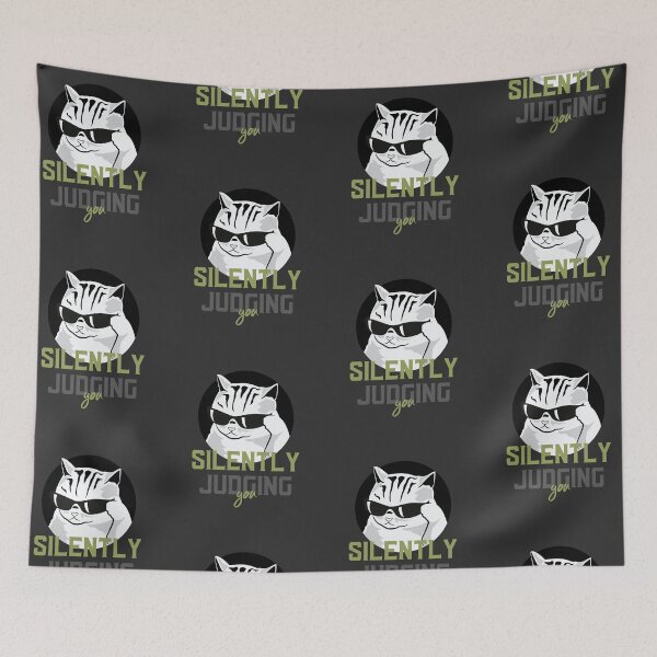 Item preview, Silently Judging You Cat designed and sold by JPsTeees.