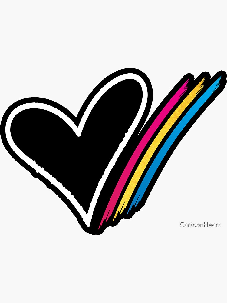 Heart Stripe Sticker by CartoonHeart