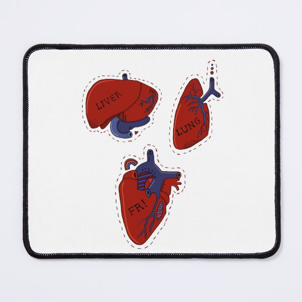 Item preview, Liver lung heart FR designed and sold by TrendyWendyTees.