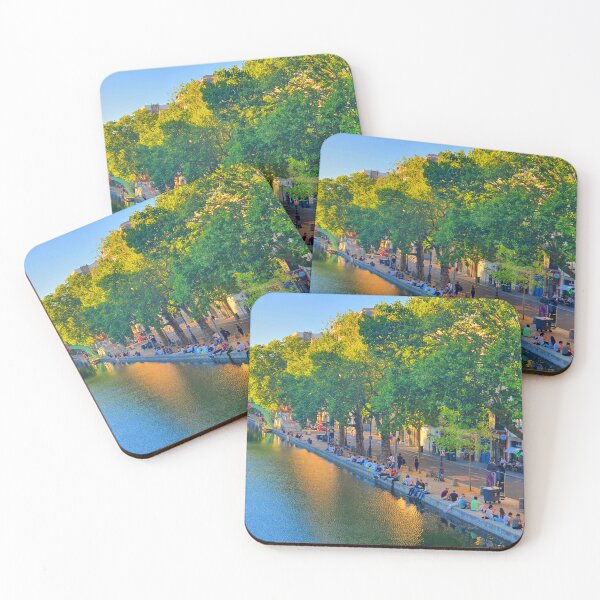Item preview, Canal Saint-Martin Paris France designed and sold by TalBright.