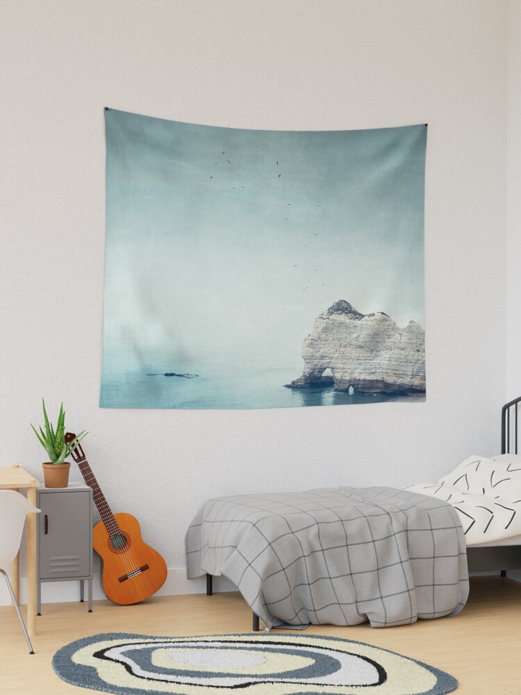 Thumbnail 1 of 3, Tapestry, Falaise d'Amont - Côte d'Albatre Normandie France designed and sold by DyrkWyst.