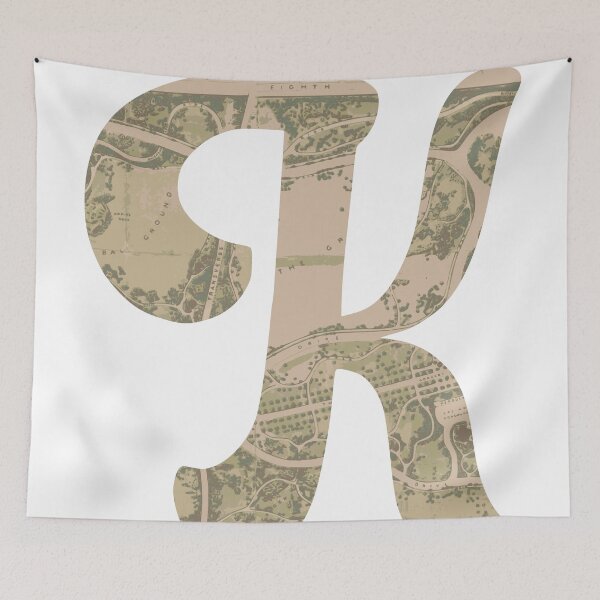 Item preview, Vintage Travel Letter K designed and sold by Wenkatdesigns.