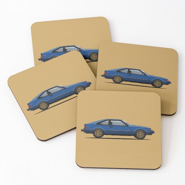 Aperçu de l'œuvre Toyota Celica (bleu et or) créée et vendue par MorphyStudio.