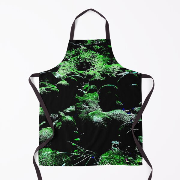 Item preview, Very Dark Mossy Rocks at Night designed and sold by CJRPics.