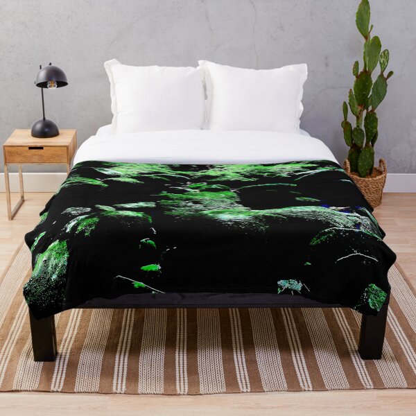 Item preview, Very Dark Mossy Rocks at Night designed and sold by CJRPics.