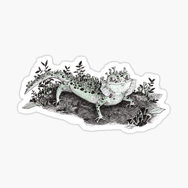 Item preview, Lichen Lizard designed and sold by Nora Surojegin.