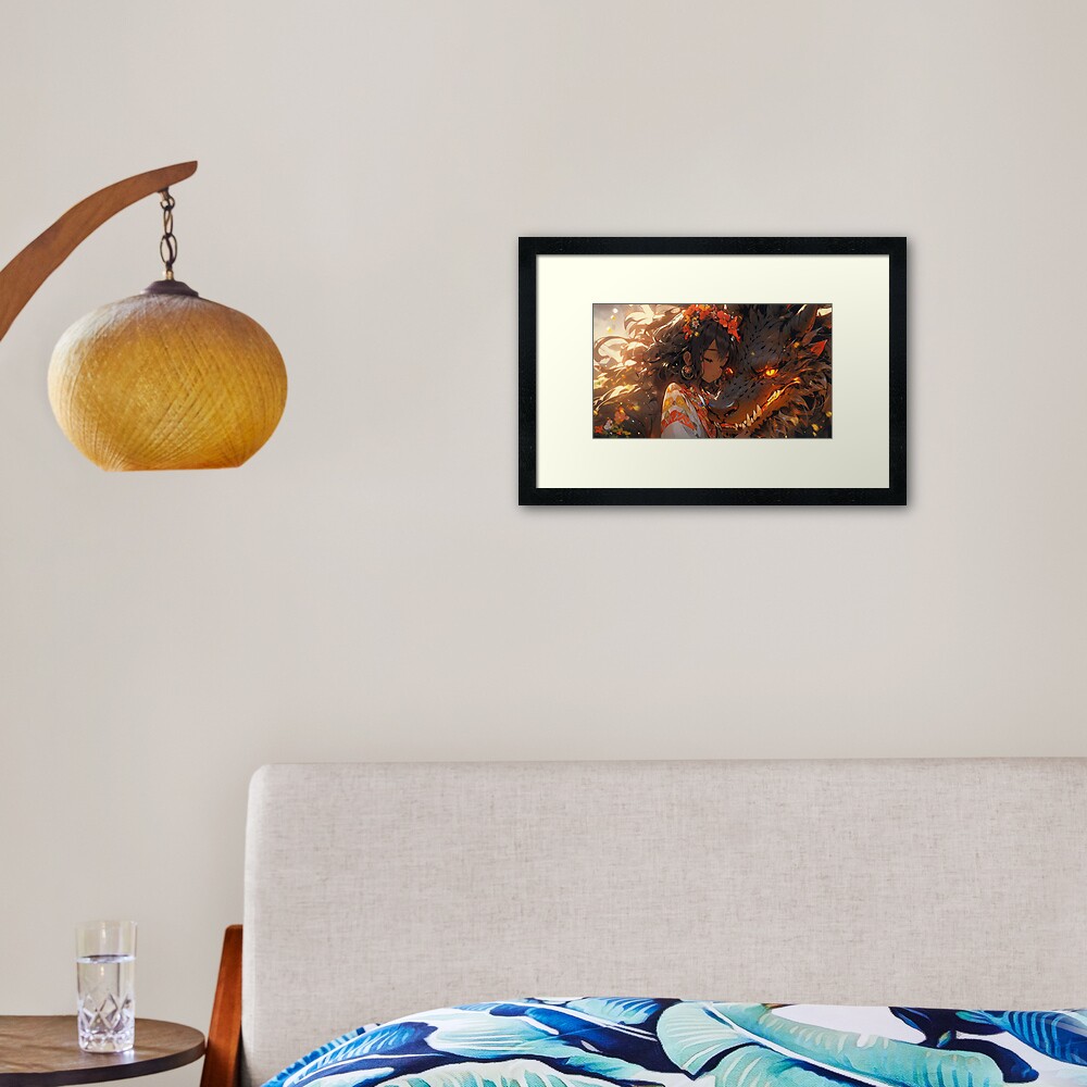 Item preview, Framed Art Print designed and sold by CasualCommander.