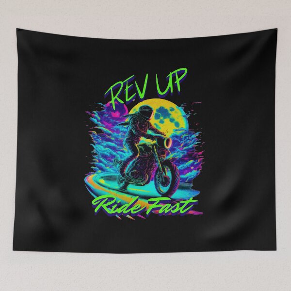 Item preview, Rev Up Ride Fast Motorcycle Drag Racing Motorcycle Racing Motorbike Racing Motorbikes Motorcyclist Adrenaline Rush designed and sold by CarantinedChaos.