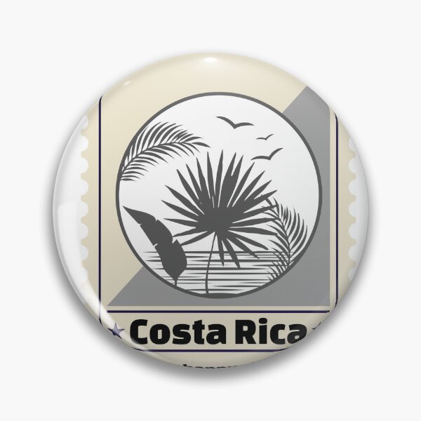 Item preview, Costa Rica Vacation Stamp Tropical  designed and sold by JungleJava.