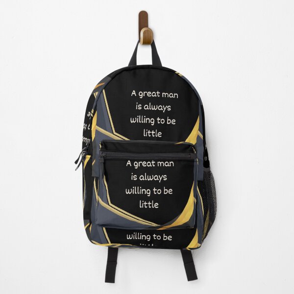 Item preview, A Great Man Is Always Willing To Be Little: Positive Life Quotes designed and sold by BasmalaSubhani.