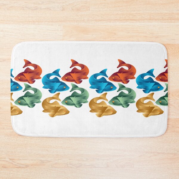 Item preview, Red Fish Blue Fish Green Fish Yellow Fish designed and sold by jeff-jones.