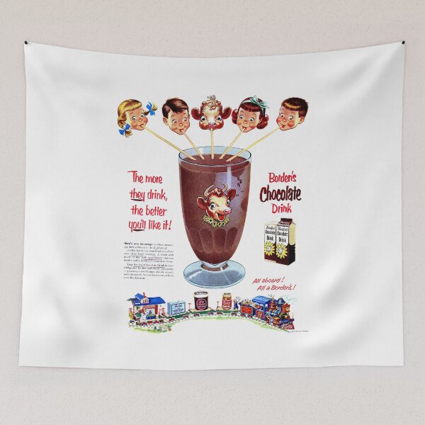 Item preview, CHOCOLATE MILK - advert designed and sold by ThrowbackAds.