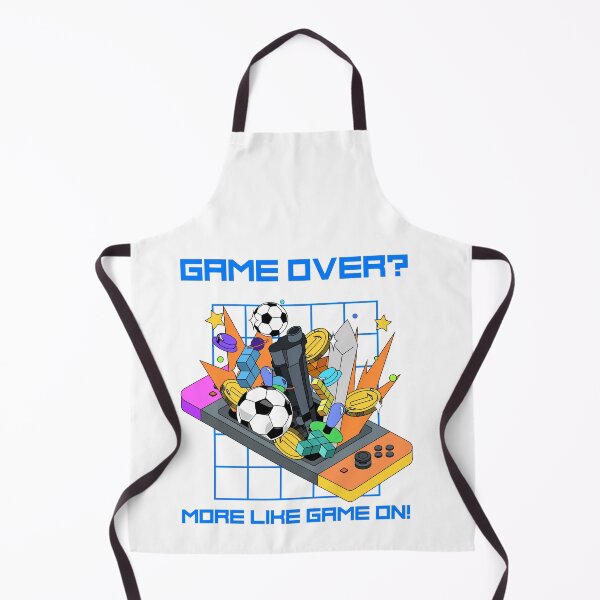 Item preview, Game Over? More Like Game On! | Old School Gamer Retro Vintage Controller designed and sold by lildoodleshirts.