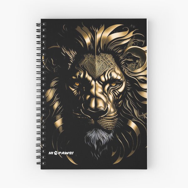 Aperçu de l'œuvre Conception d'un lion dans des sacs d'or créée et vendue par HiPaws.