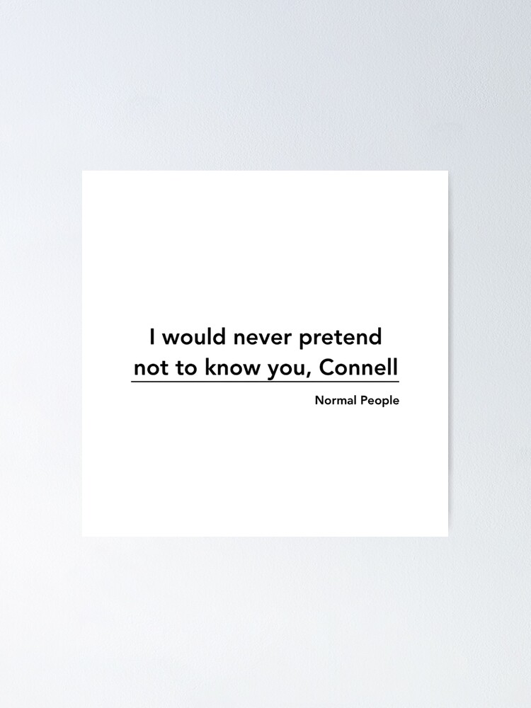 Why Do You Pretend To Be Normal?