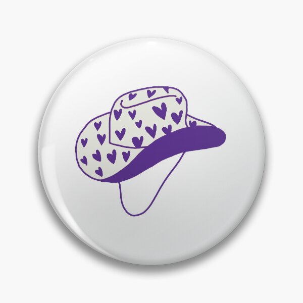 Item preview, Purple Heart Cowboy Hat designed and sold by meredith-horst.