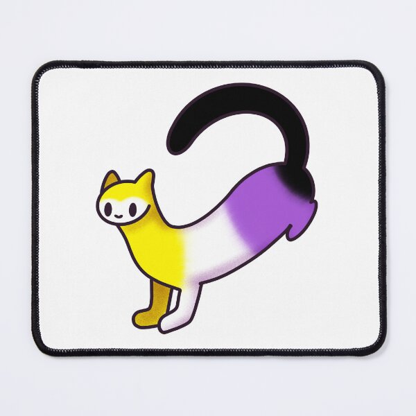 Item preview, pride ferret - non binary flag designed and sold by kairoscleryam7.