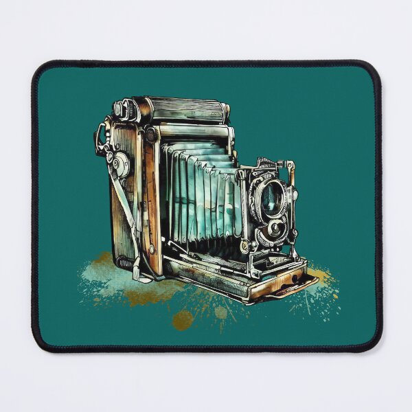 Item preview, Funky Antique Camera Drawing designed and sold by Retro Art Factory.