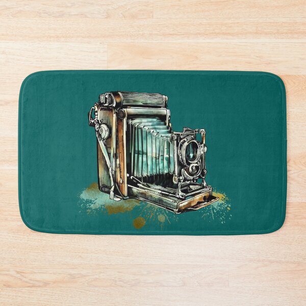Item preview, Funky Antique Camera Drawing designed and sold by Retro Art Factory.