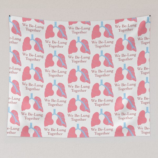 Item preview, We Be-Lung Together designed and sold by peachesandfizz.