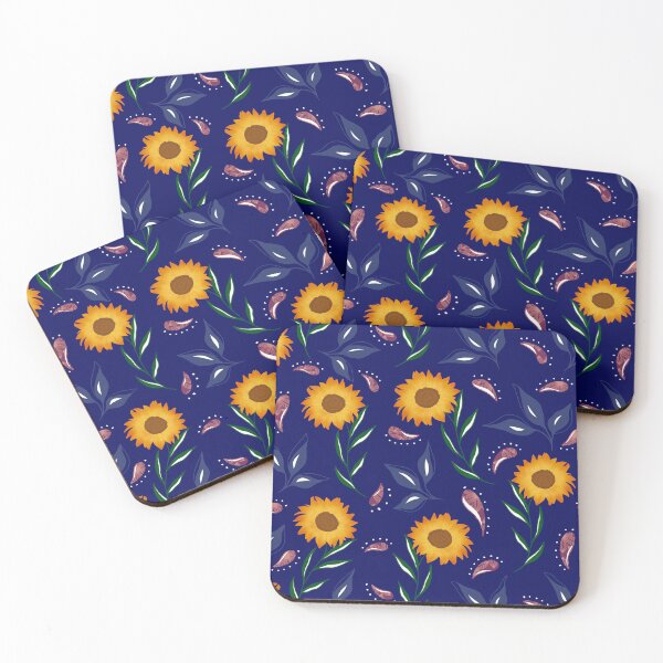 Item preview, Sunflower  - Blue designed and sold by JaselviiStudio.