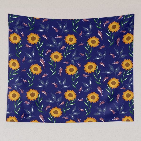 Item preview, Sunflower  - Blue designed and sold by JaselviiStudio.