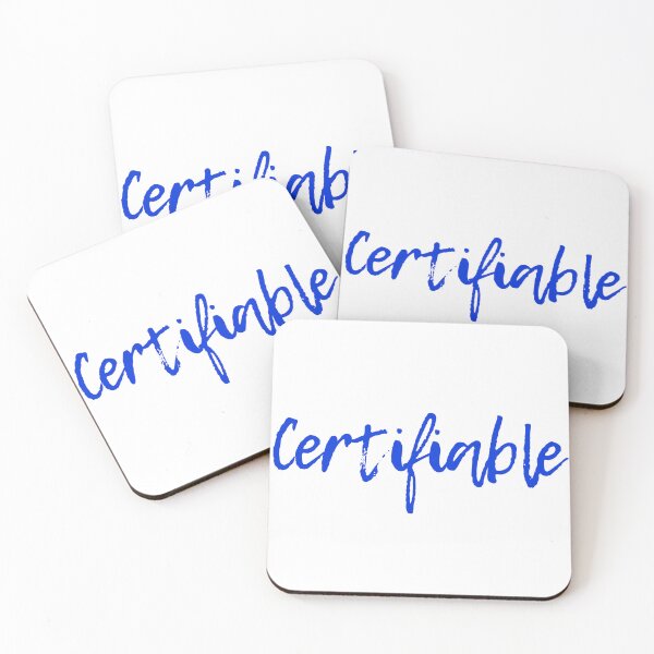 Item preview, Certifiable Series Blue Logo designed and sold by Certifiable Series.