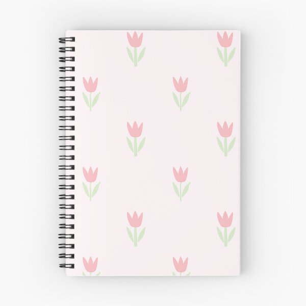 Item preview, Tulip pink petals, green stem, light pink background designed and sold by craftytraci.