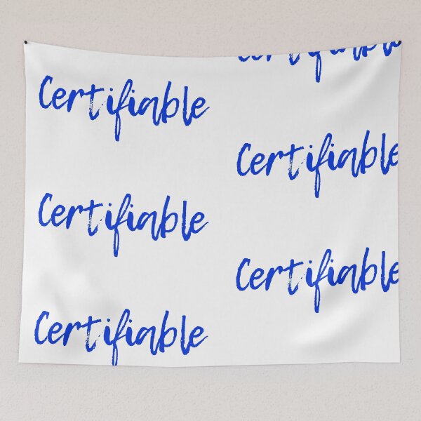 Item preview, Certifiable Series Blue Logo designed and sold by Certifiable Series.