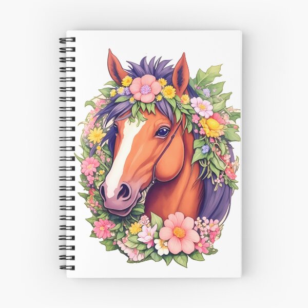 Item preview, caballo floreciente designed and sold by RetroPrism.