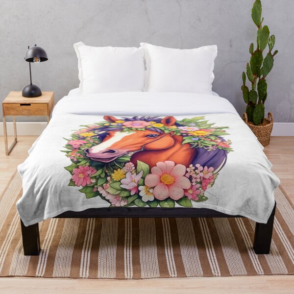 Item preview, caballo floreciente designed and sold by RetroPrism.