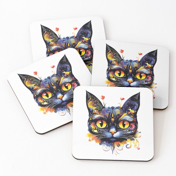 Item preview, Whimsical Cat #8 designed and sold by Cindy Sowers.