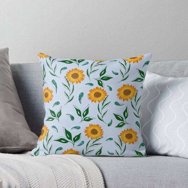 Item preview, Sunflower  - LightBlue designed and sold by JaselviiStudio.