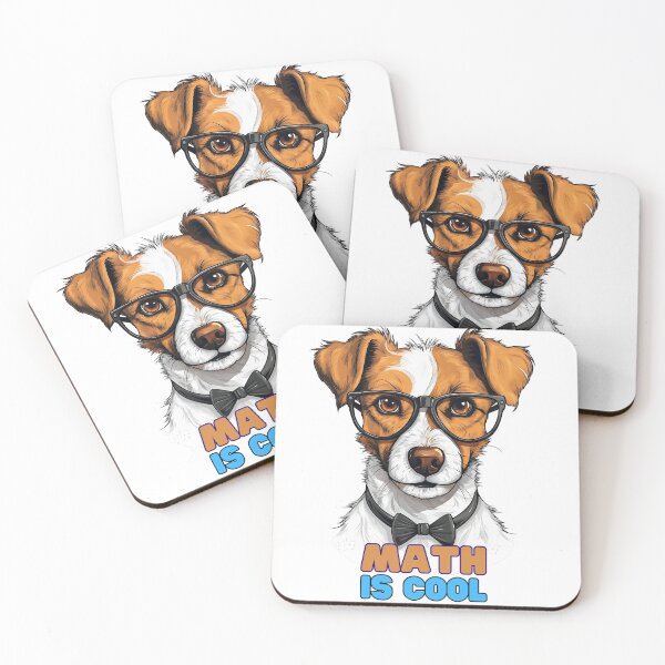 Item preview, Clever Pup: Jack Russell Terrier Loves Math designed and sold by imaginariumlab.