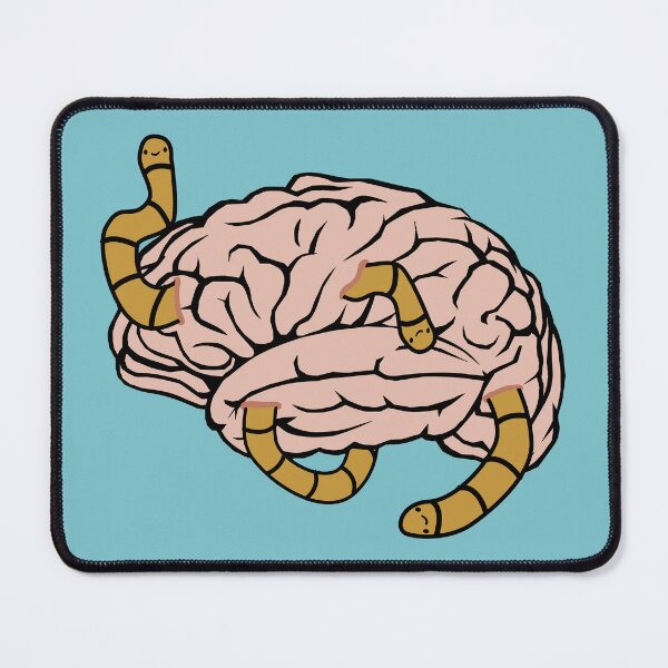 Item preview, Brainworms - Meme, Funny designed and sold by SpaceDogLaika.