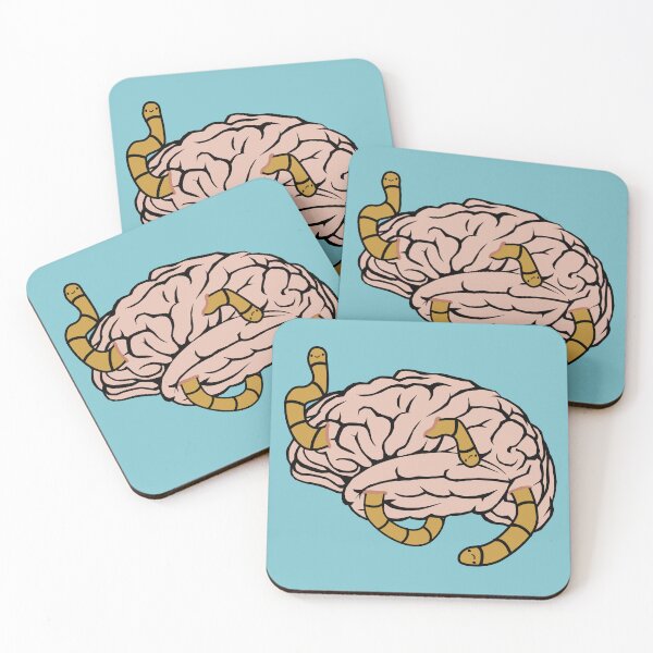 Item preview, Brainworms - Meme, Funny designed and sold by SpaceDogLaika.