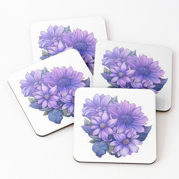 Item preview, Purple flowers designed and sold by abmkf.