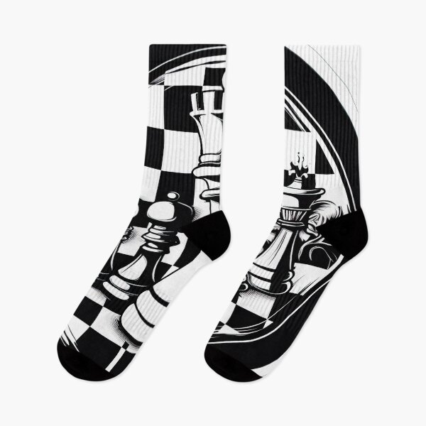 Item preview, Black and white chessboard designed and sold by abmkf.