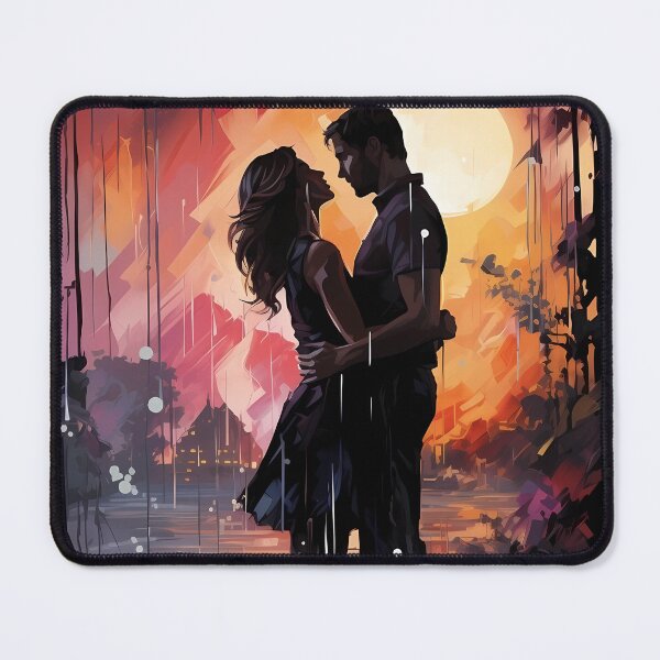 Aperçu de l'œuvre amour passion romantique crépuscule créée et vendue par AuraDGN.