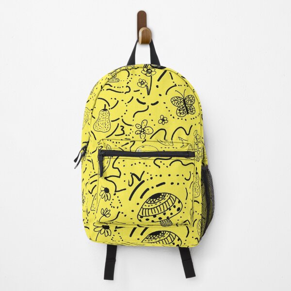Item preview, Summer Garden Doodle (Yellow Background) designed and sold by Glitteringworld.